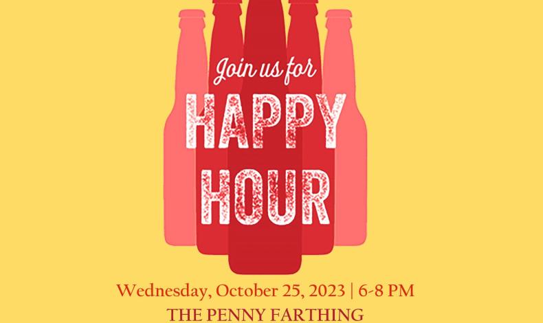 Flyer for Happy Hour Event