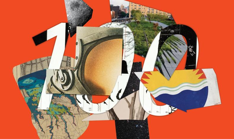 Collage with 100 