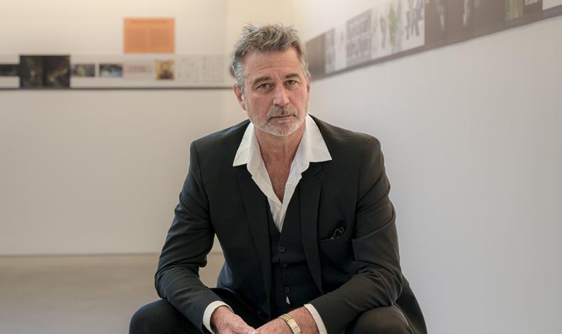 Richard Weller sitting down