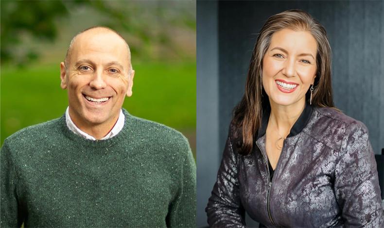 Headshots of Vincent and Libby
